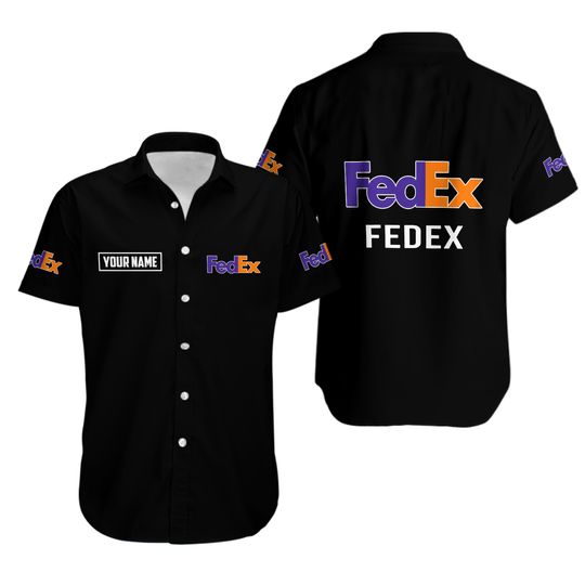 Discover Fedex simple custom name Summer Hawaiian Shirts