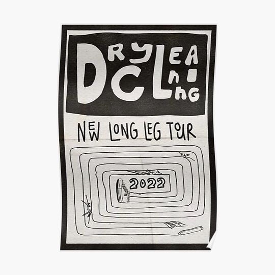 Discover Dry Cleaning Band Poster Premium Matte Vertical Poster