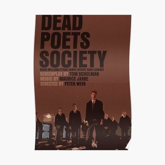 Discover Dead POets Society 1989 Movie Poster Premium Matte Vertical Poster