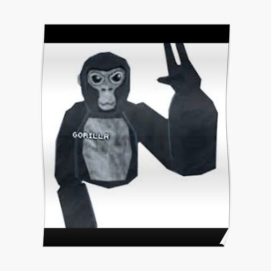 Discover Gorilla tag monkey Premium Matte Vertical Poster
