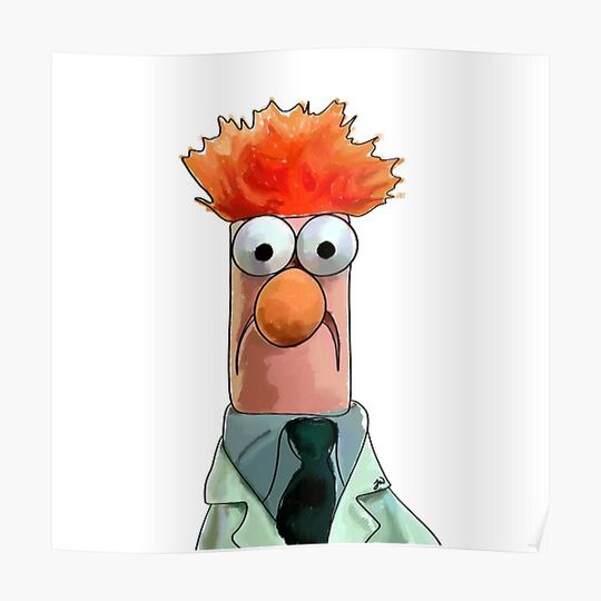 Discover Original Beaker Sketch Premium Matte Vertical Poster