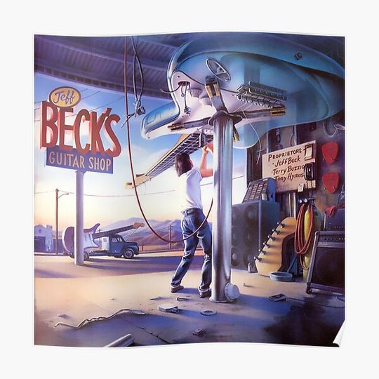 Discover Jeff beck Jeff becks guitar shop Premium Matte Vertical Poster