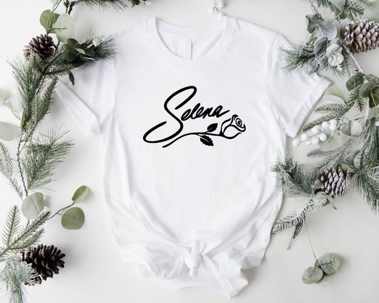 Discover Selena Shirt, Latin American Pop Singer, Selena Rose T-shirt