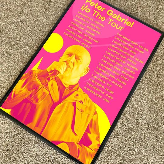 Discover Peter Gabriel io the tour 2023 Poster