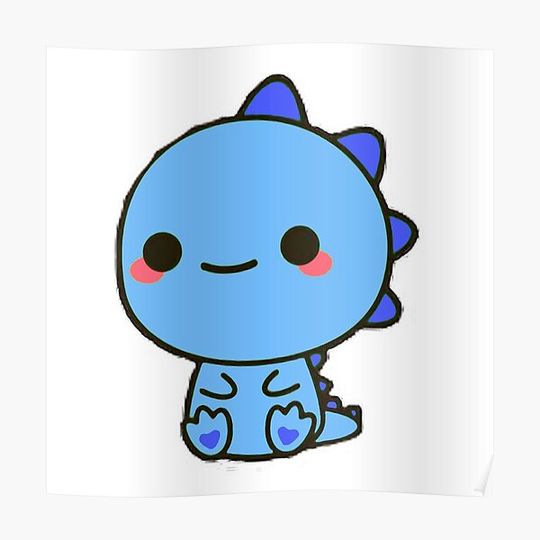 Discover Cute dino Premium Matte Vertical Poster