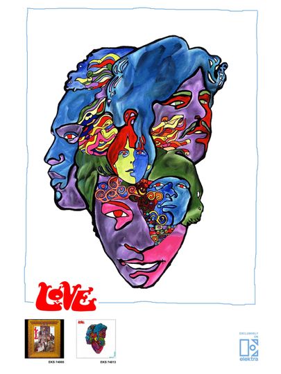 Discover Love Arthur Lee  Forever Changes 1967 Elektra Reproduction Poster