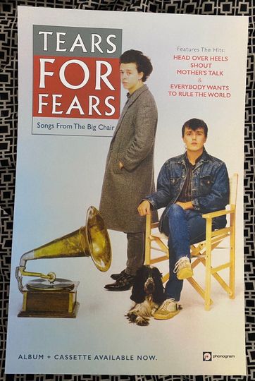 Discover Tears For Fears Songs from the Big Chair Poster Print