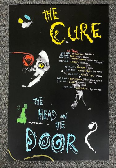 Discover The Cure The Head on the Door Tour Poster Print