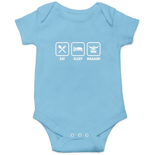 Discover Eat Sleep Waaagh! Orks Warhammer 40k Inspired Onesies