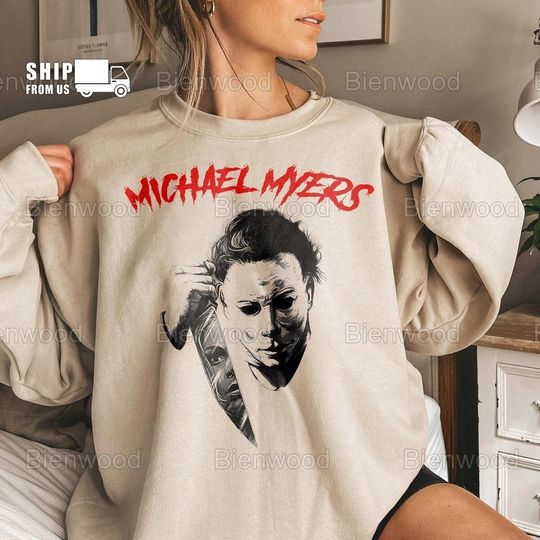Discover Michael Myers Sweatshirt, Horror Movie Sweatshirt
