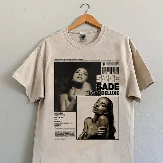 Discover Sade Adu T Shirt ,Sade Love album t shirt, Sade shirt