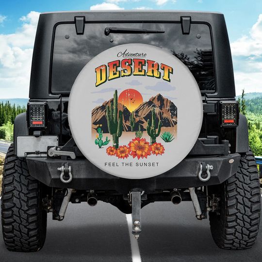 Discover Adventure Desert Spare Tire Cover