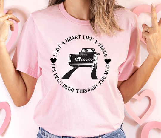 Discover Heart Like A Truck Lainey Wilson T-Shirt, Lainey Wilson Shirt, Country Music Shirt