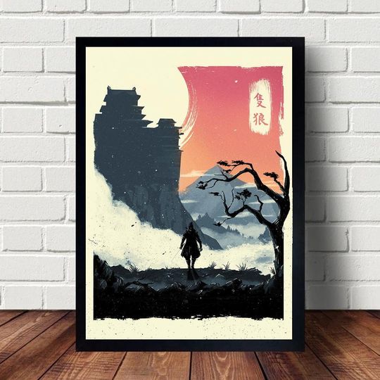 Discover Sekiro Shadows Die Twice Video Game Poster Hanging Home Decor