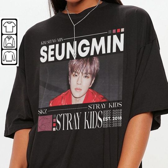 Discover Vinatge Seungmin Stray Kids Shirt, Seungmin Unisex Kpop Shirt
