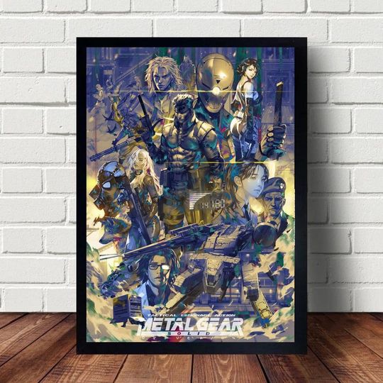 Discover Outer Heaven Metal Gear Video Game Poster