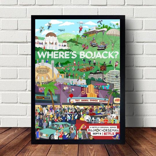 Discover Bojack Horseman Poster Hanging Home Decor