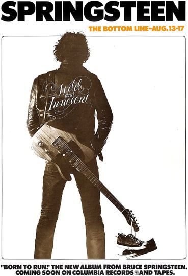 Discover Bruce Springsteen at the Bottom Line - Concert Poster print
