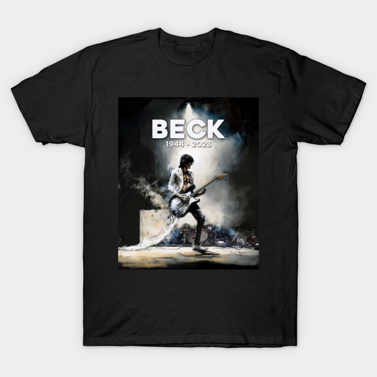 Discover Jeff Beck No 8: Rest In Peace 1944 - 2023 T-Shirt