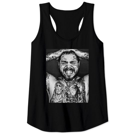 Discover Post Malone Tattoos Tank Tops