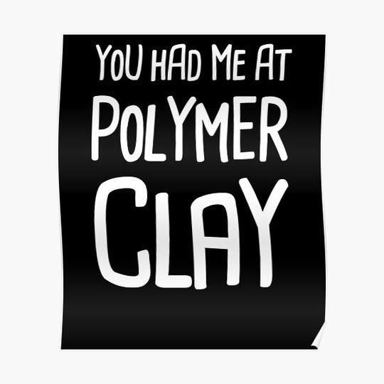 Discover Cute Polymer Clay Crafts Premium Matte Vertical Poster