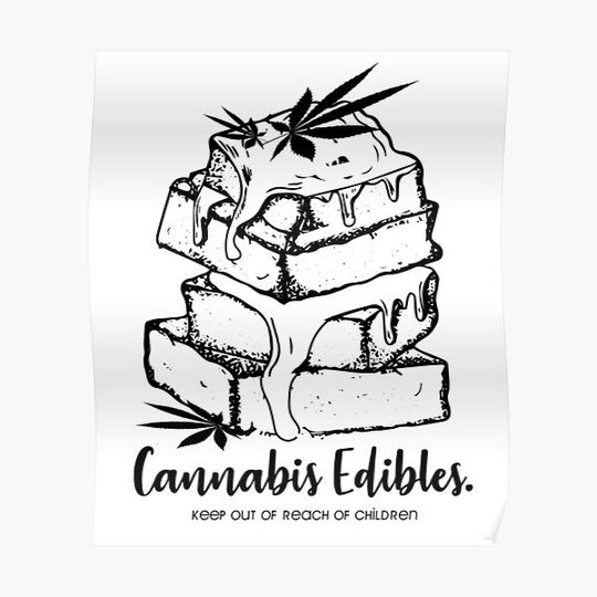 Discover edibles Premium Matte Vertical Poster
