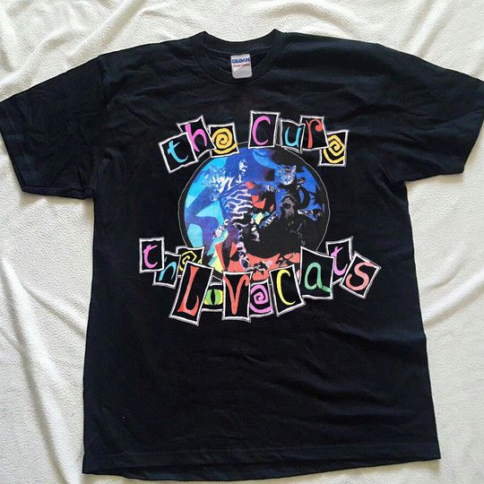 Discover 1983 The Cure The Lovecats T-Shirt, The Cure 1983 Album Promo T-Shirt