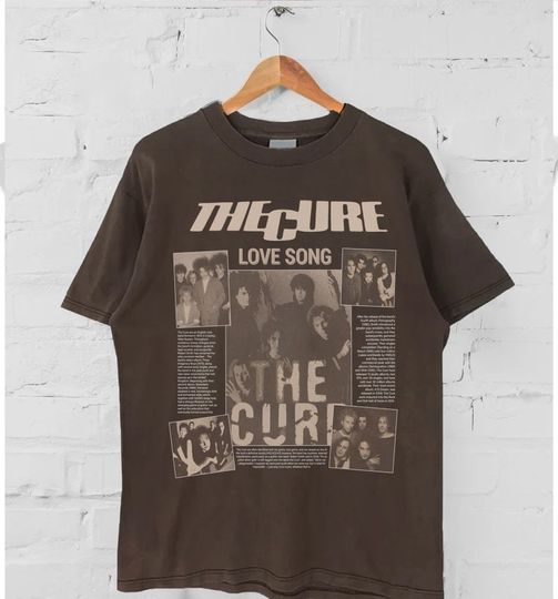 Discover The Cure Lyric T-Shirt - Vintage Concert Apparel
