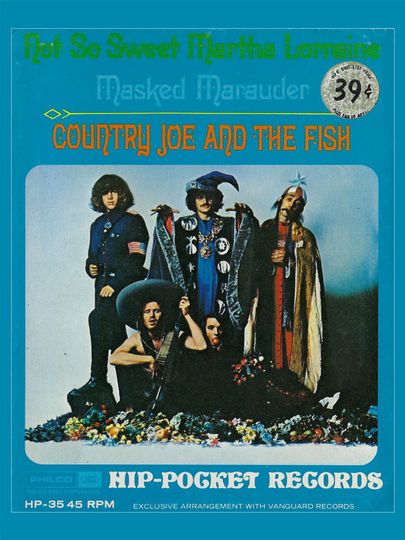 Discover Country Joe and the Fish 18"x24" 1967 Hip Pocket Records Cover Poster