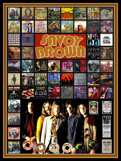 Discover Savoy Brown Kim Simmonds LP poster