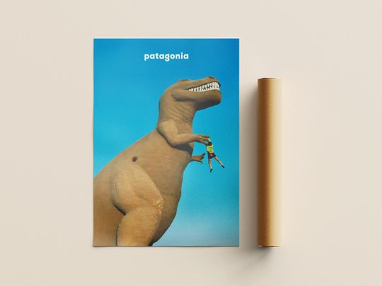 Discover Patagonia Dinosaur Poster