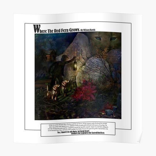 Discover Where The Red Fern Grows Premium Matte Vertical Poster