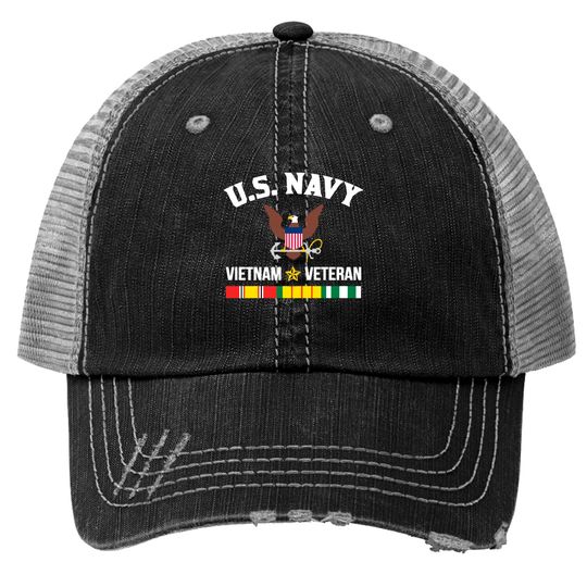 Discover US Navy Vietnam Veteran Trucker Hats