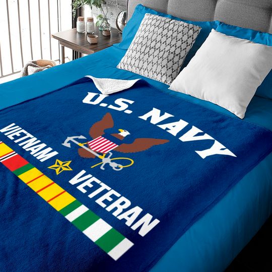 Discover US Navy Vietnam Veteran Baby Blankets