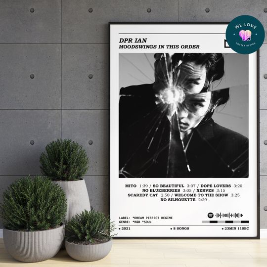 Discover DPR Ian - Moodswings In This Order Poster / DPR Ian Poster