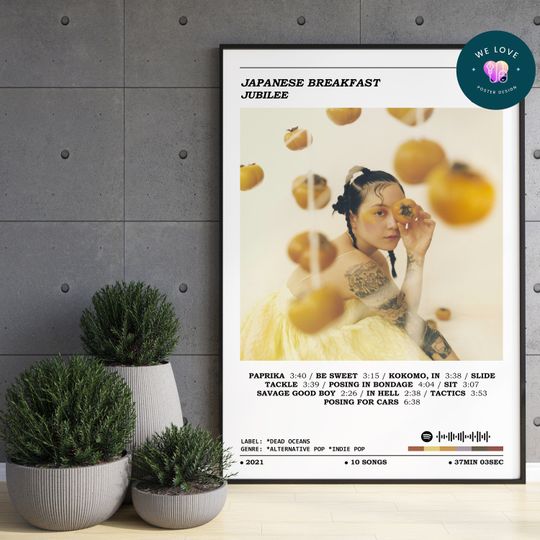 Discover Japanese Breakfast - Jubilee Album Poster / Japanese Breakfast Poster