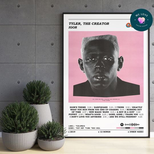 Discover Tyler, The Creator - Igor Album Poster / Tyler, The Creator Poster