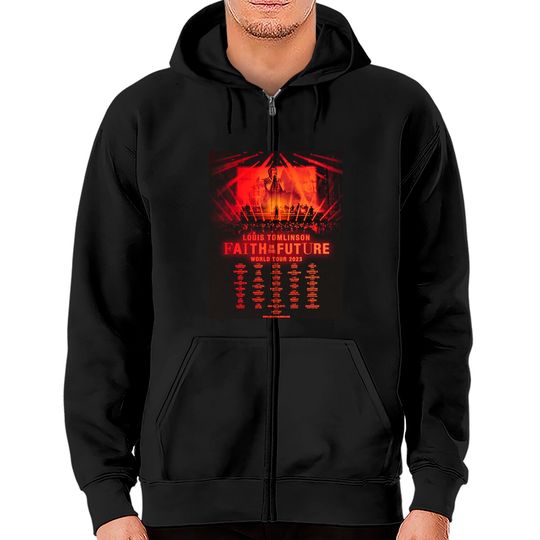 Discover Faith in The Future Louis Tour 2023 Zip Hoodies, Louis Tomlinson World Tour 2023 Zip Hoodies