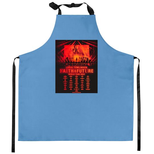 Discover Faith in The Future Louis Tour 2023 Kitchen Aprons, Louis Tomlinson World Tour 2023 Kitchen Aprons