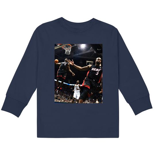 Discover Lebron James and Dwayne Wade Kids Long Sleeve T-Shirts
