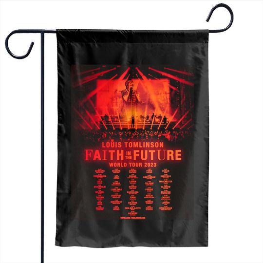 Discover Faith in The Future Louis Tour 2023 Garden Flags, Louis Tomlinson World Tour 2023 Garden Flags