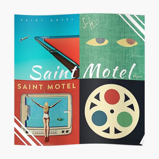 Discover Saint Motel Album Cover Poster Premium Matte Vertical Poster