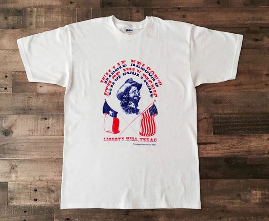 Discover W.ILLIE N.ELSON T-shirt 1975 4th of July Picnic Band 70s Shirt