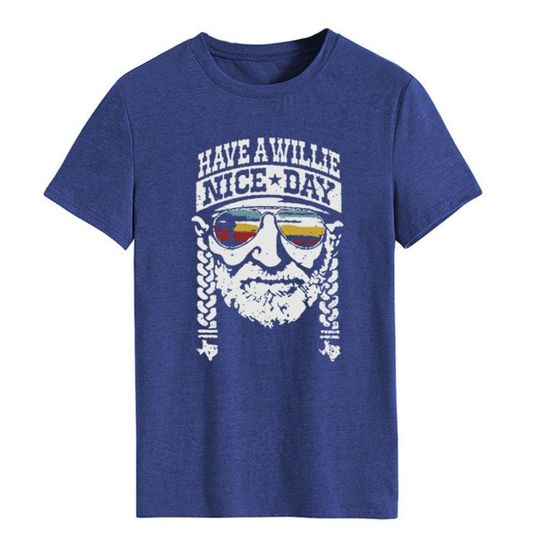 Discover Have a Willie Nice Day T Shirt, W.ILLIE N.ELSON Graphic Tee