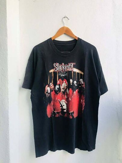 Discover Vintage SL.I.P.KN.OT 1999 Album Nu Metal Band T-Shirt