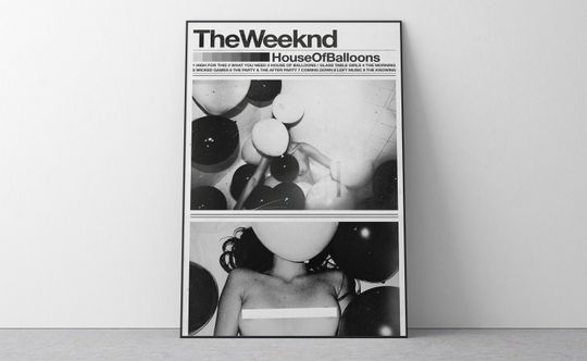 Discover The W.eek.nd - House of Balloons Poster