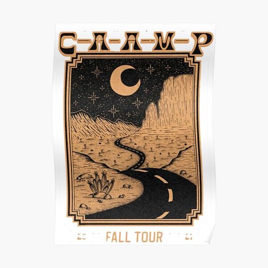 Discover caamp fall tour Premium Matte Vertical Poster
