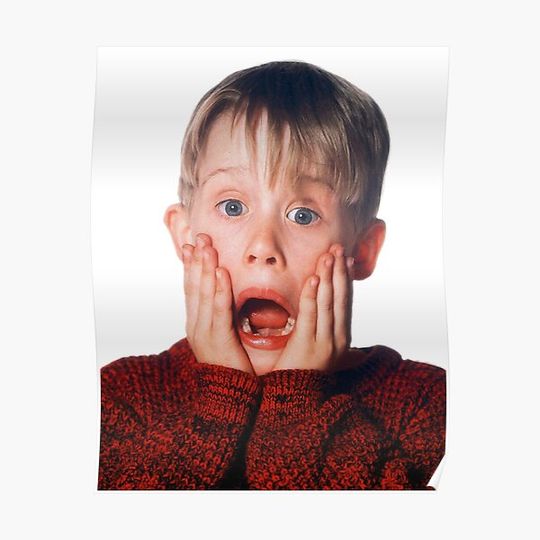 Discover Kevin Mcallister Home Alone Scream Premium Matte Vertical Poster
