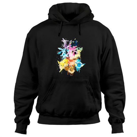 Discover Hoodies Black Man Woman Child Evoli Eevee Evolutions