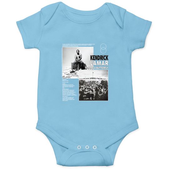 Discover Vintage Bootleg kendrick Lamar Butterfly Onesies, Aesthetic Pop Album